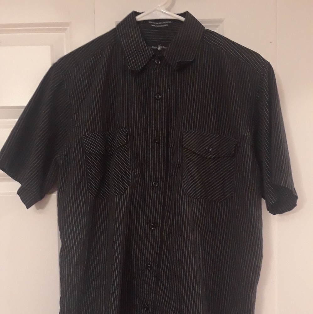 Nice black pinstripe short sleeve